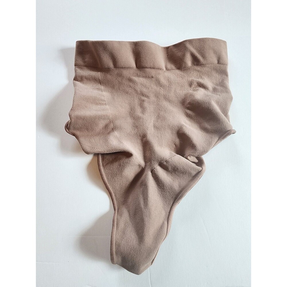 SKIMS Sculpting High-Waist Thong in Taupe